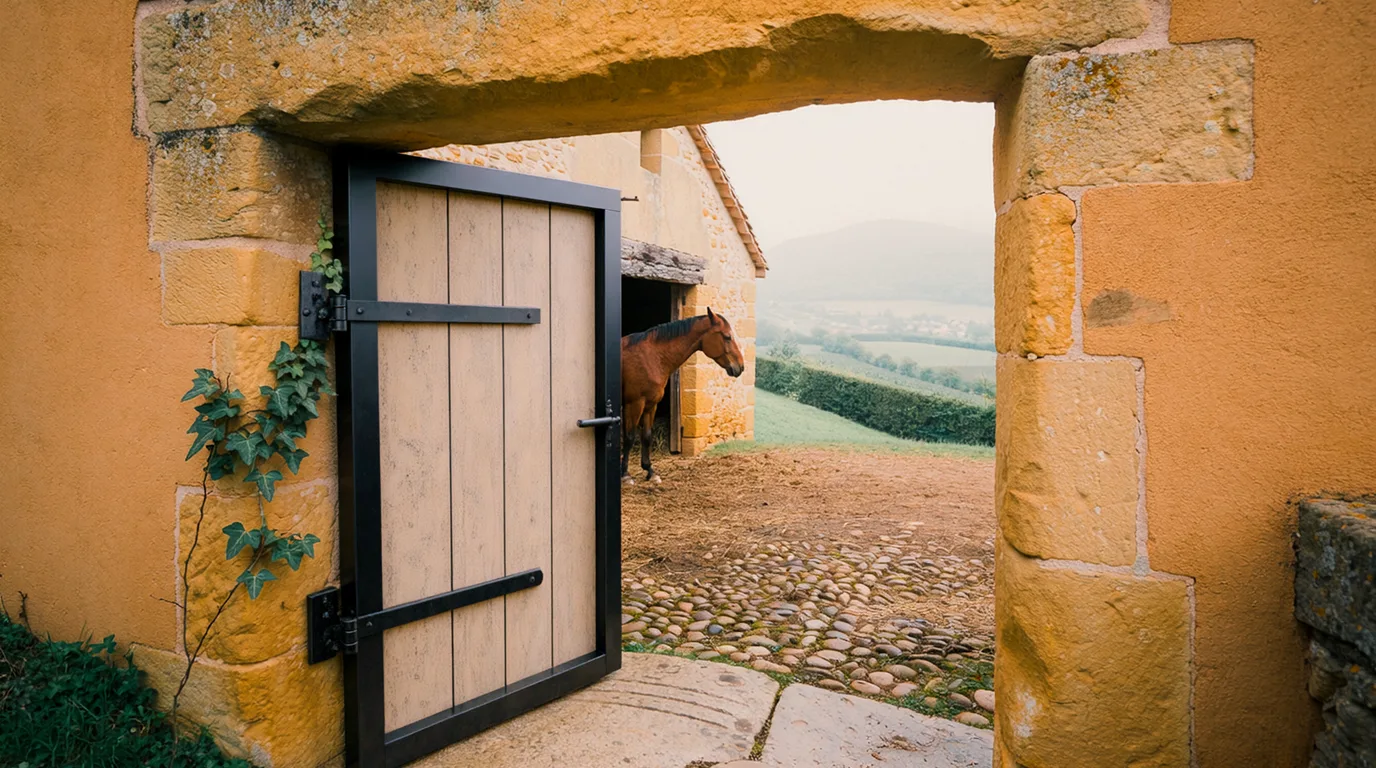 Entrée, Akropol Arabians, centre équestre à Oytier-Saint-Oblas