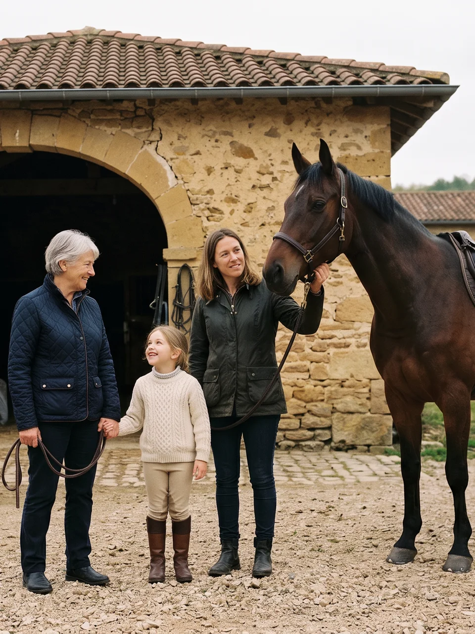 L'équipe, Akropol Arabians, centre équestre à Oytier-Saint-Oblas